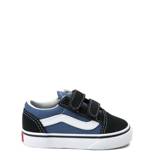 Vans Old Skool V Skate Shoe - Baby / Toddler - Blue / Navy