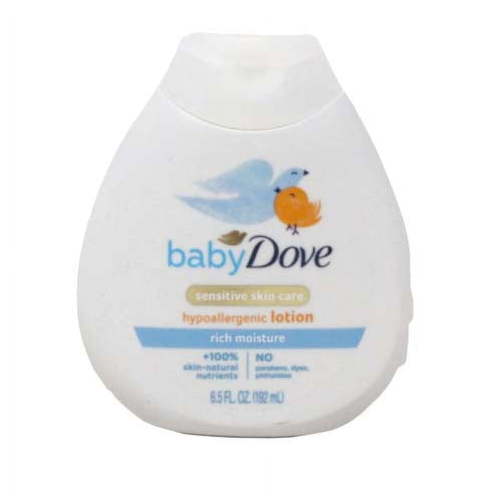Baby Dove Sensitive Skin Care Hypoallergenic Lotion Rich Moisture 6.5 Ounce