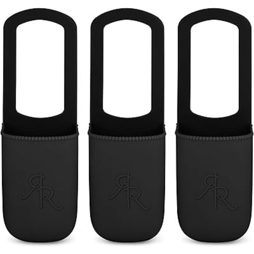 Ryan & Rose Cutie Holder Universal Stroller Cup Holder (Black (3 Pack))