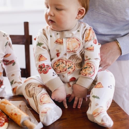 Brick Oven Pizza Organic Kids Pajamas