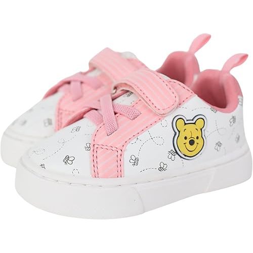 Disney Infant Winnie The Pooh Sneakers Girls Low Top Pull On