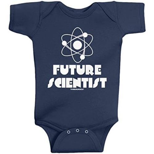 Threadrock Unisex Baby Future Scientist Bodysuit