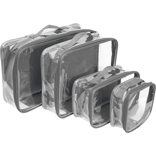 Clear Packing Cubes (4-pack)