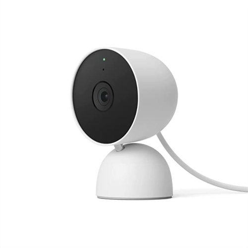 Google indoor Nest Security Cam 1080p (Wired) - 2nd Generation - Snow - Security Cam (Wired) - 2nd Gen