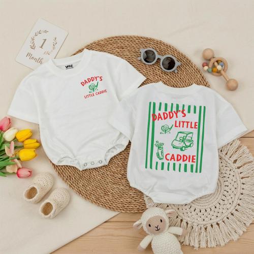 Daddy's Little Caddie Baby Romper, Golf Themed Baby Outfit, Golf Lover Baby Clothes, Golf Baby Shower Gift, Father's Day Golf Gift