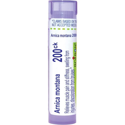 Boiron Arnica Montana 200Ck for Muscle Pain, Stiffness, Swelling from Injuries & Bruises - 80 Pellets
