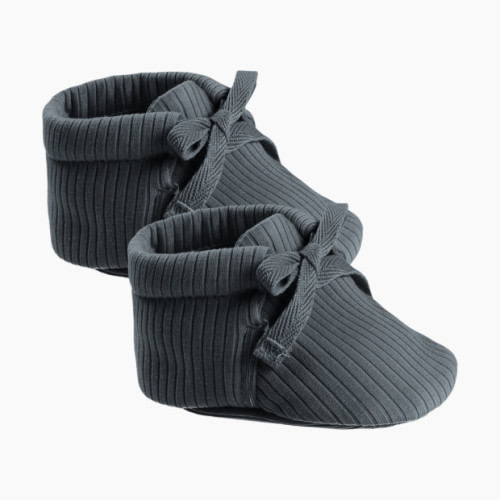 Quincy Mae Baby Booties - Indigo, 0-3 M