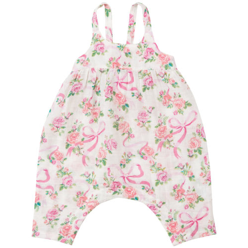 Tie Back Romper, Coquette Bows