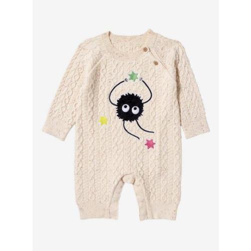 Studio Ghibli Spirited Away Soot Sprites Confetti Knit Infant One-Piece | BoxLunch