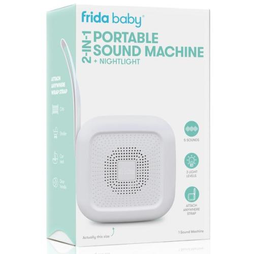 2-in-1 Portable Sound Machine + Nightlight – Frida | The fuss stops here.