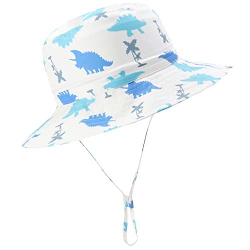 Baby Sun Hat UPF 50+ Sun Protective Toddler Bucket Hat Summer Kids Beach Hats Wide Brim Outdoor Play Hat for Boys Girls