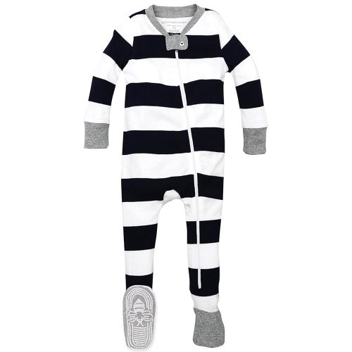 Burt's Bees Baby baby-boys Sleeper Pjs, 100% Organic Cotton, One-piece Footie, Zip Up Jumpsuit, Snug Fit Pajamas