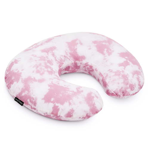Dream On Me Beeboo Nursing Pillow and Positioner, Breastfeeding and Bottlefeeding Pillow, Removable and Washable Pillow Cover, Soft and Breathable Fabric in Pink