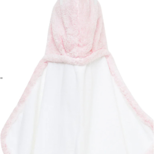 Little Giraffe Luxe™ Baby Towel Pink