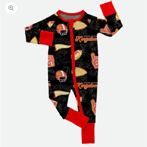 Dynasty Line Art - Bamboo Zippy Romper – Kansas City Keiki
