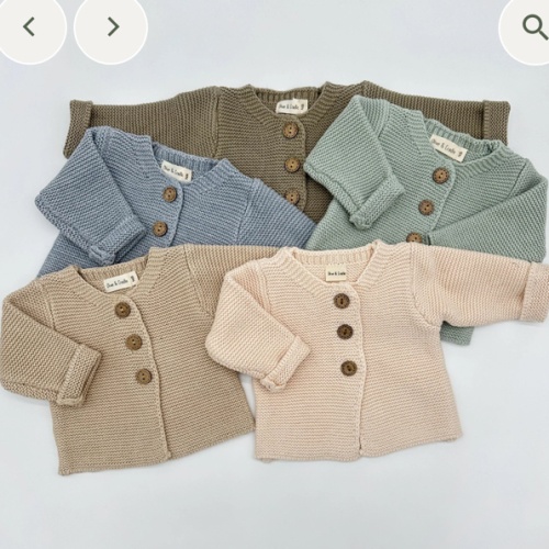 Andi Knitted Cardigan – Olive and Cradle