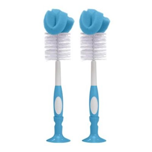 Dr. Brown's Natural Flow® Bottle Brushes in Blue (Set of 2) - BLUE - 2 PACK