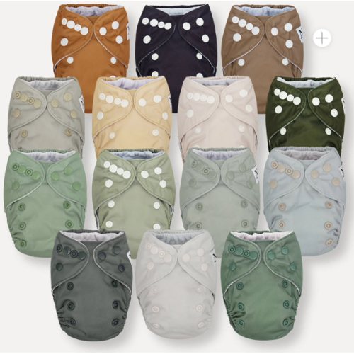 Newborn Diapers- AIO Evergreen