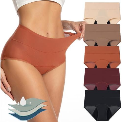 Mordlanka Period Underwear for Women Breathable Menstrual Leakproof Panties