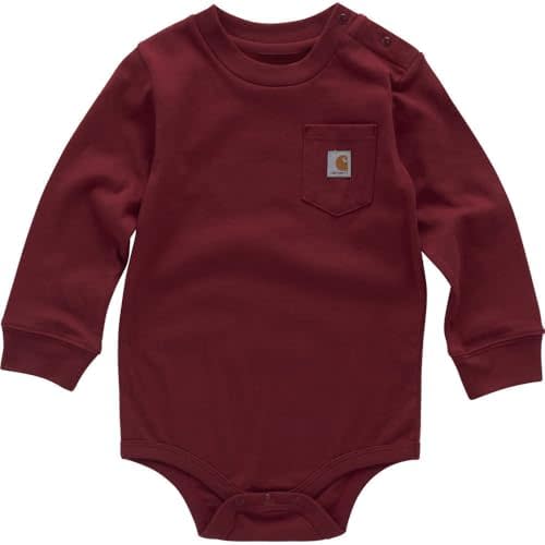 Carhartt Kid's CA5002 Long-Sleeve Pocket Bodysuit
