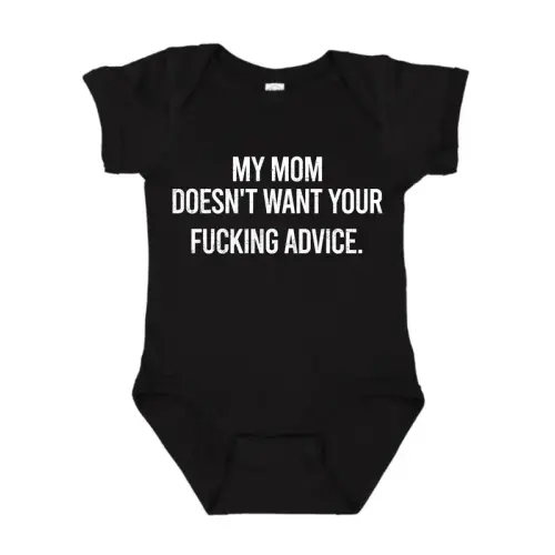 My mom doesn't want Onesie, Funny baby bodysuit, Baby Item, Funny - TikTok Shop