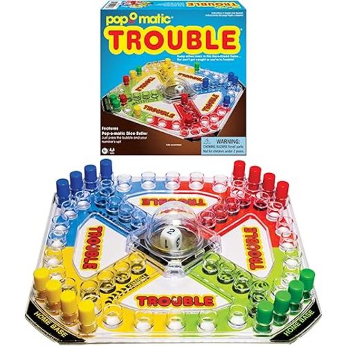 Classic Trouble with Retro Artwork and Pop-o-Matic Popper