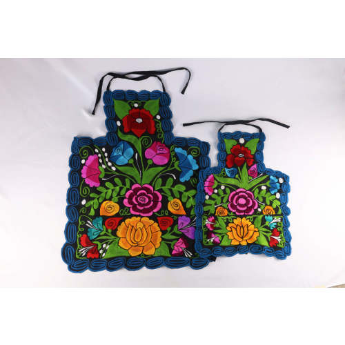 Embroidered Floral Apron Set – Anelia Co.