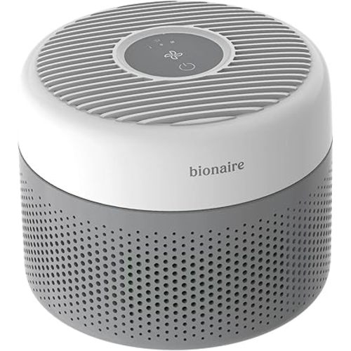 Bionaire - Air Purifier for Desk, 360 Air Purifier with True HEPA Air Filter, Ideal for Office or Bedroom