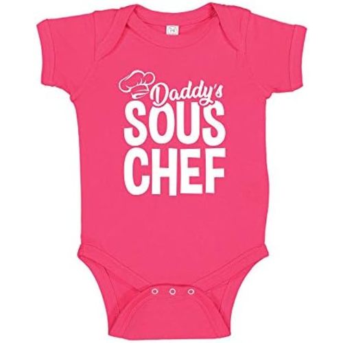 Daddy's Sous Chef Assistant Cook Baby Bodysuit Infant One Piece or Toddler T-Shirt