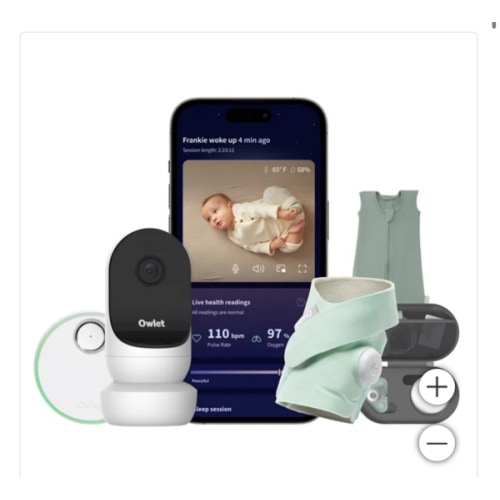 Owlet Dream Duo 2 Smart Baby Monitor Deluxe Bundle