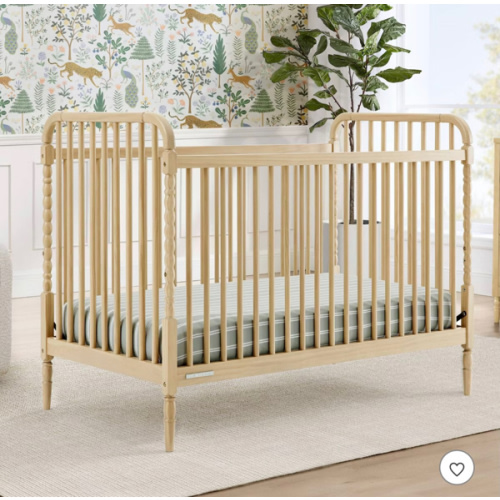 Delta Children Serena 4-in-1 Convertible Crib - Natural Sandstone