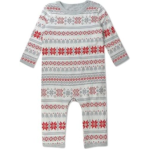 HonestBaby unisex-baby Romper Coverall Sets One-Piece Jumpsuit Organic Cotton for Infant Baby Boys, Girls, Unisex
