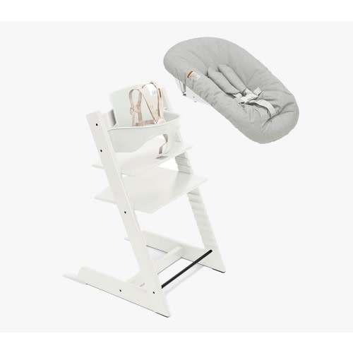 Stokke® Tripp Trapp® High Chair² and Newborn Seat Attachment Bundle