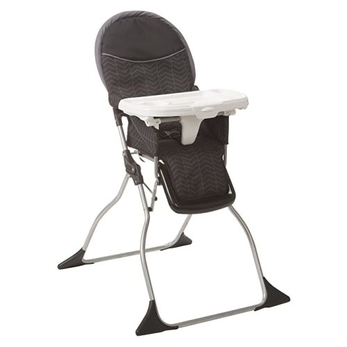 Cosco Kids Highchair for Baby, Simple Foldable High Chair, Convenient, Lightweight, and Compact Design, Black Arrows