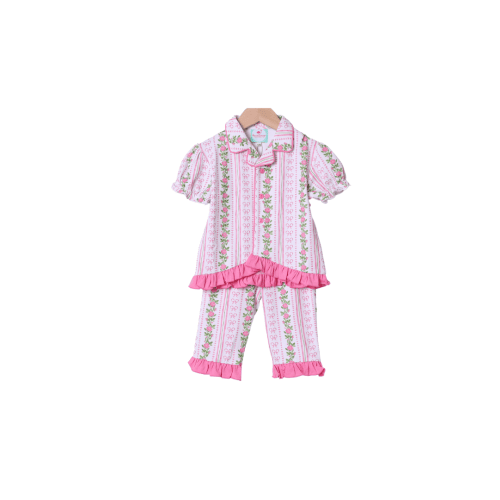 Fancy Floral Knit Pajamas