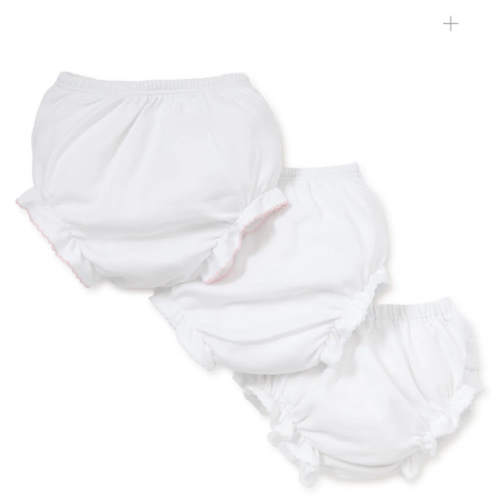 White Kissy Basics Diaper Cover Set