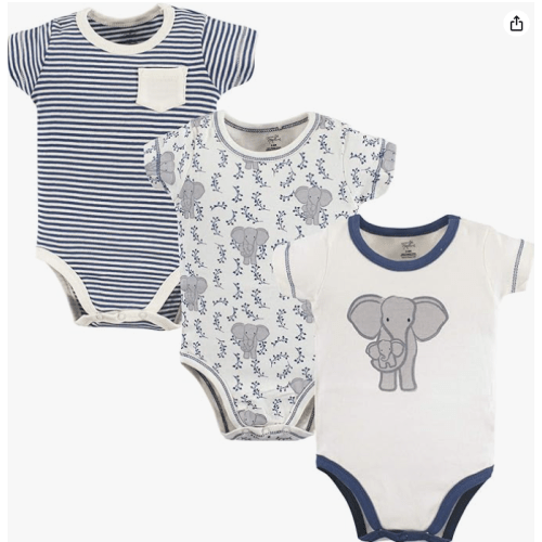 Touched by Nature Unisex Baby Organic Cotton Bodysuits