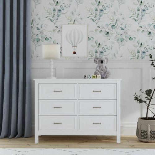 DaVinci Charlie 6-Drawer Double Dresser - Honey