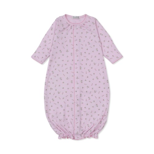 Convertible Pima Cotton Gown, Newborn
