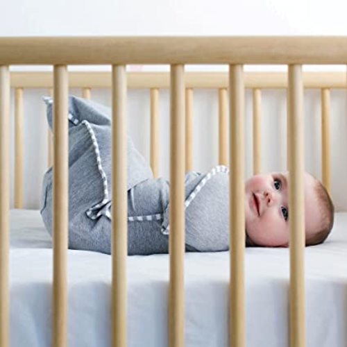 Love to Dream Swaddle UP, Baby Sleep Sack, Self-Soothing Swaddles for Newborns, Improves Sleep, Snug Fit Helps Calm Startle Reflex, New Born Essentials for Baby, Small 8-13lbs, Gray