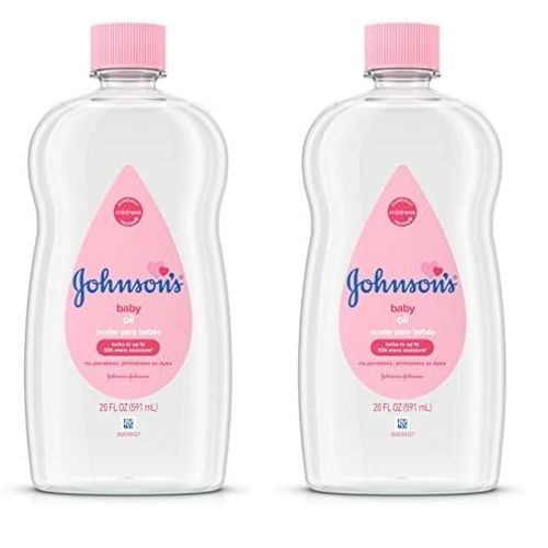 Johnson & Johnson SLC (Cosmetics) Baby Oil, 20 Fl Oz (Pack of 2)