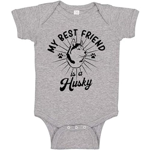 My Best Friend Is A Husky Baby Bodysuit/Toddler T-Shirt Dog Clothing Gift