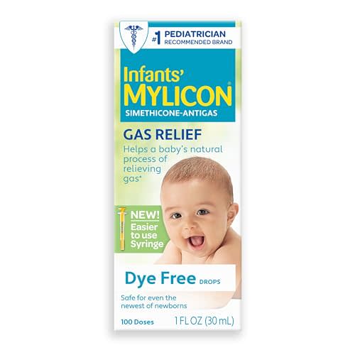 MYLICON Infants Gas Relief Drops for Infants and Babies, Dye Free Formula, 1 Fluid Ounce