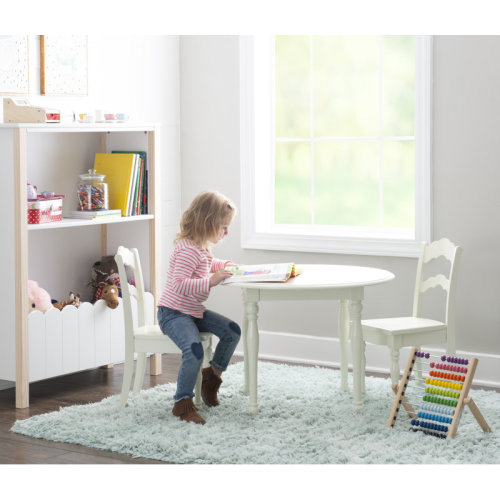Harriet Bee Kirbee Kids 3 Piece Table and Chair Set & Reviews | Wayfair