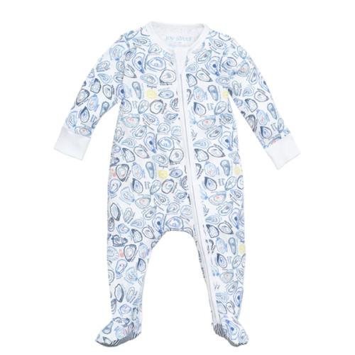 Oysters Zip Baby Onesie | Joy Street Kids / 0-3 M