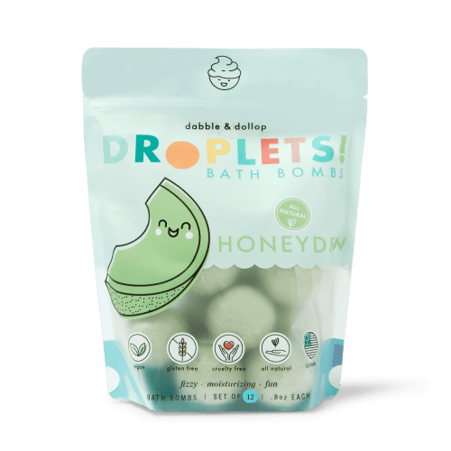 Natural Bath Bombs for Kids Honeydew – Dabble & Dollop