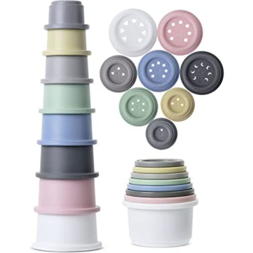 Mr. Pen- 8 Pcs, Baby Stacking Toys/Cups, Nesting Cups, Stackable Cups for Baby and Toddler