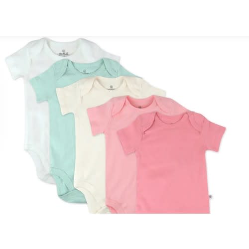 5-Pack Organic Cotton Short Sleeve Bodysuits | Honest Baby Clothing
