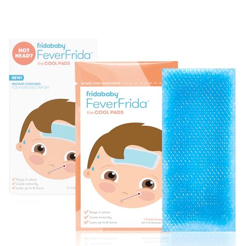 Frida Baby Cool Pads, Fever Patch for Kids, Fever Reducer, Discomfort & Headache Relief, 5 Count