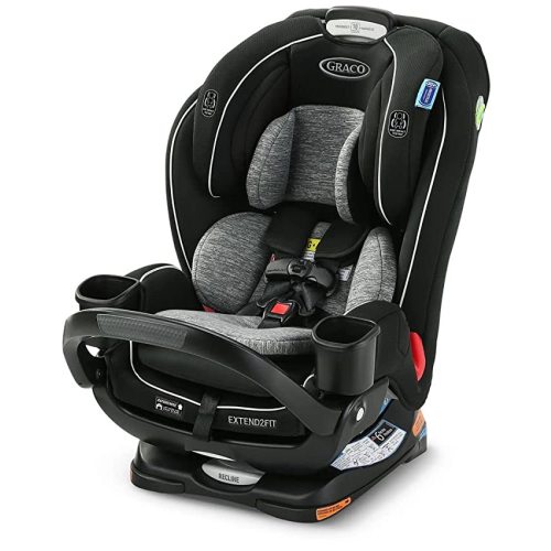 Graco Extend2Fit 3 in 1 Car Seat Featuring Anti-Rebound Bar, Ride Rear Facing Longer, Up to 50 Pounds, Zane